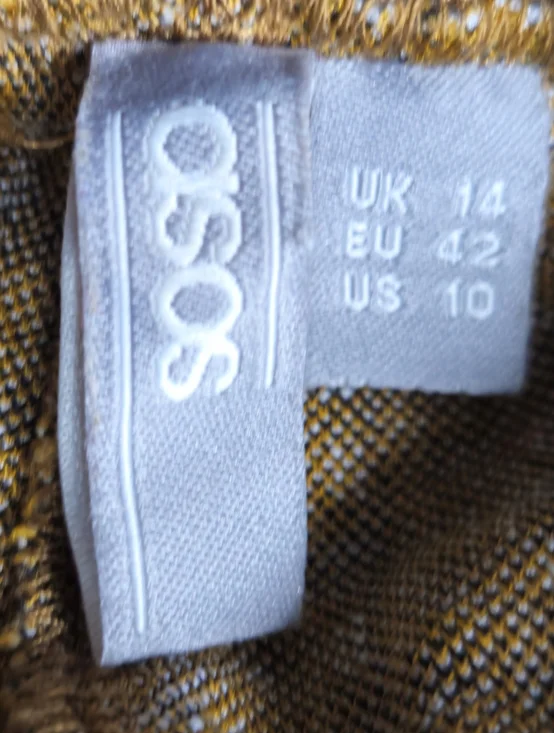 ASOS Yellow, Black & White Plaid Halter Shorts Romper/Jumper - Size 10 - Picture 3 of 4